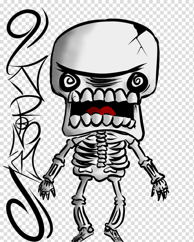 Drawing Illustration Line art Skull, Calavera pirata transparent background PNG clipart