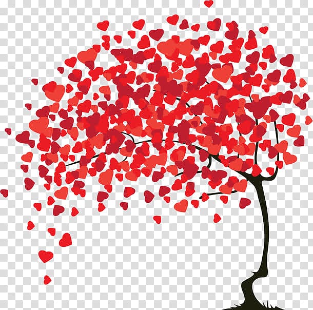 love tree transparent background PNG clipart