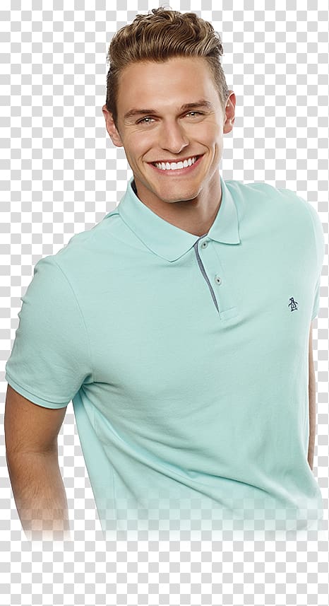 T-shirt Polo shirt Collar Neck Outerwear, teeth model transparent background PNG clipart