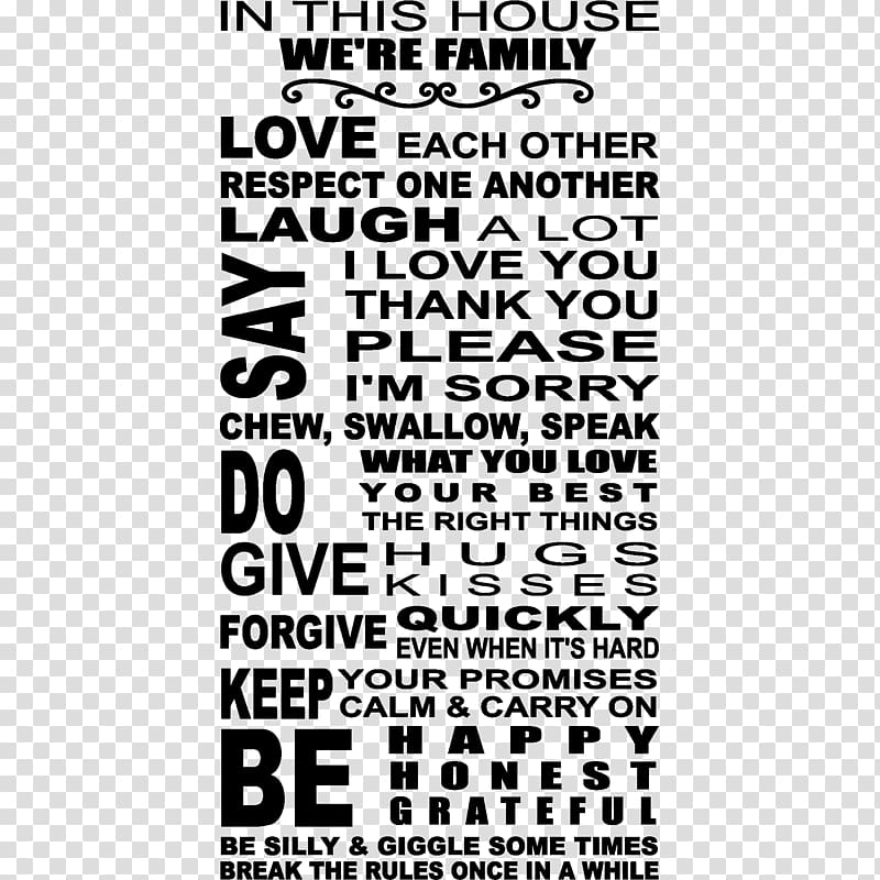 Wall decal Quotation Pattern, Love stickers transparent background PNG clipart