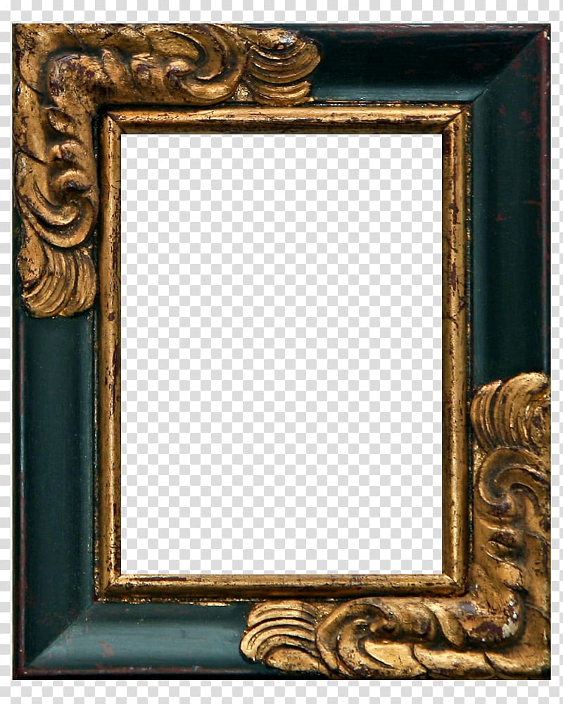 Baroque Frames Art Painting, gold frame texture 2 transparent background PNG clipart
