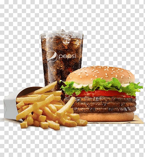 Cheeseburger Hamburger Whopper French fries Burger King, burger king transparent background PNG clipart