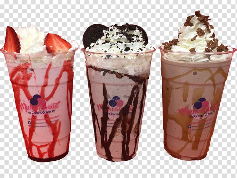 Sundae Michoacanita Ice Cream Company Milkshake Knickerbocker glory, ice cream shakes transparent background PNG clipart