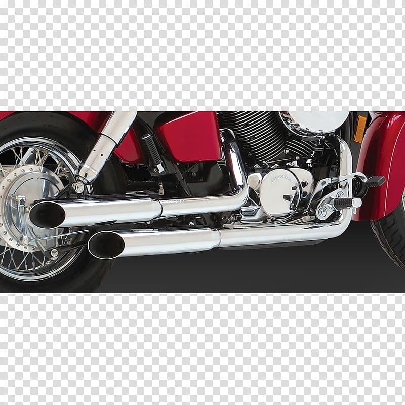 Exhaust system Honda VT series Motorcycle Honda Shadow, honda transparent background PNG clipart