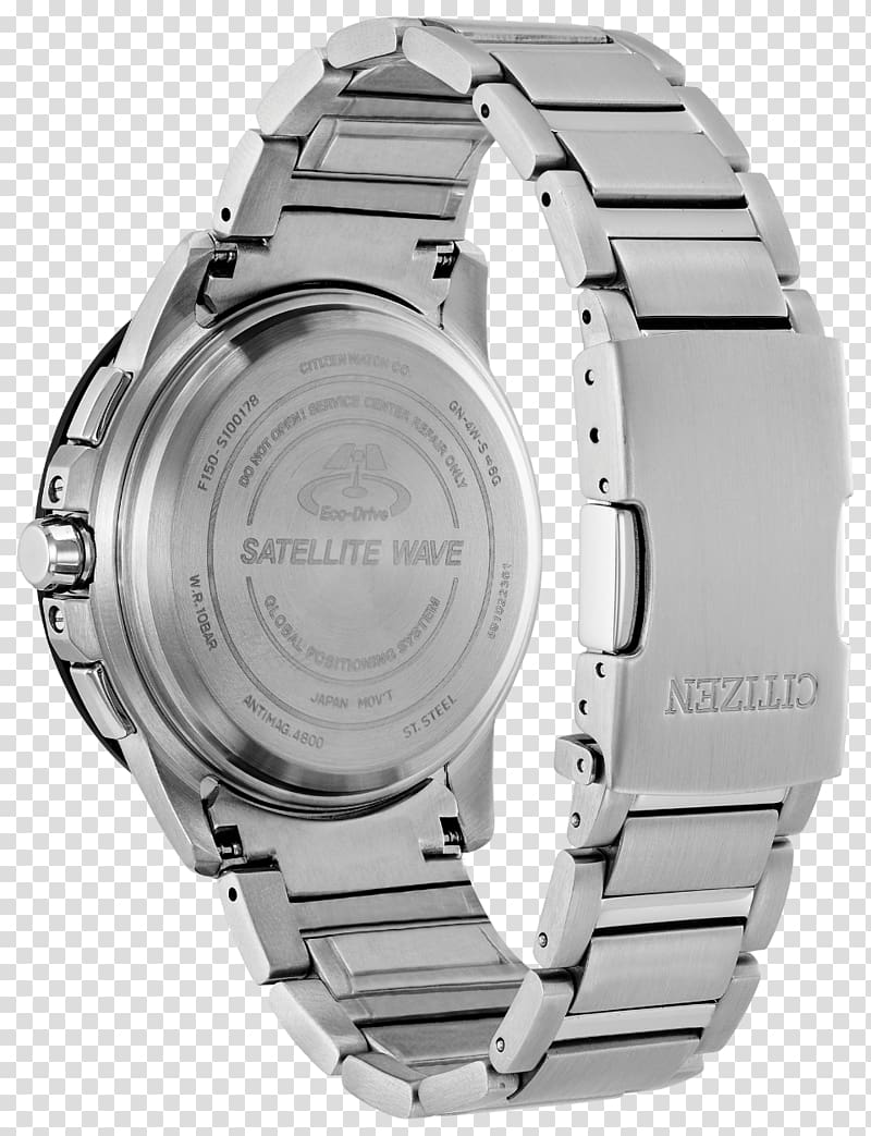 Watch strap GPS satellite blocks Eco-Drive, watch transparent background PNG clipart