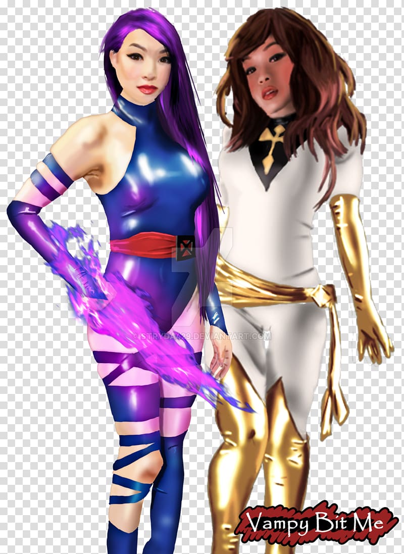 Psylocke Superhero Kingdom Hearts Birth by Sleep Phoenix Force, Psylocke transparent background PNG clipart