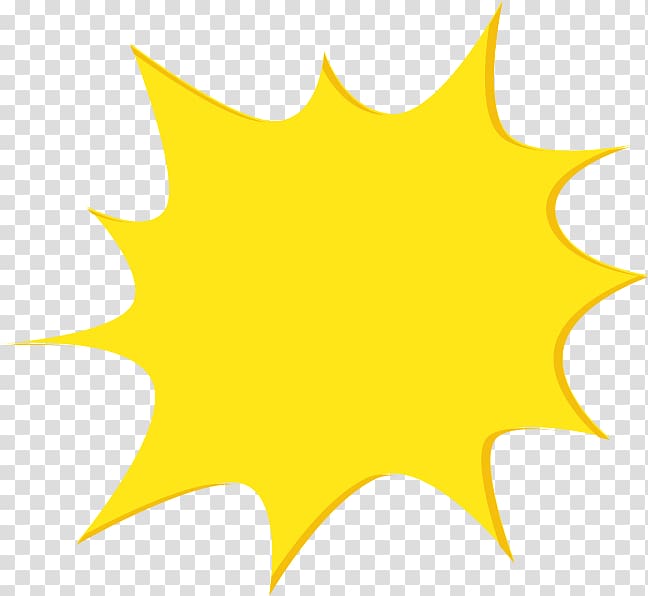 Leaf Yellow Star Pattern, Dialog transparent background PNG clipart