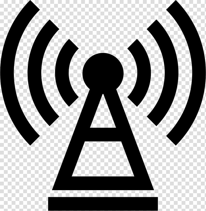 Telecommunications tower Broadcasting Radio, antenna transparent background PNG clipart