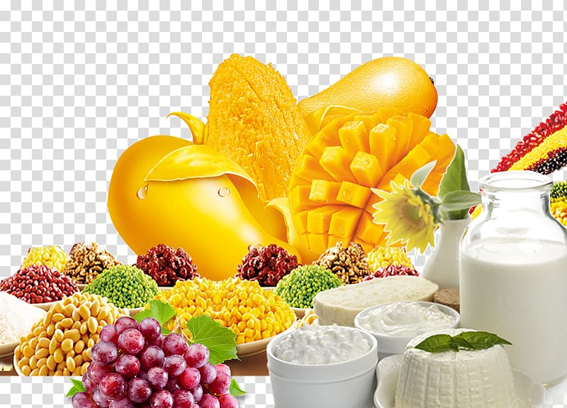 Juice Milk Fruit Cafxe9 au lait Vegetarian cuisine, Mango grape milk transparent background PNG clipart