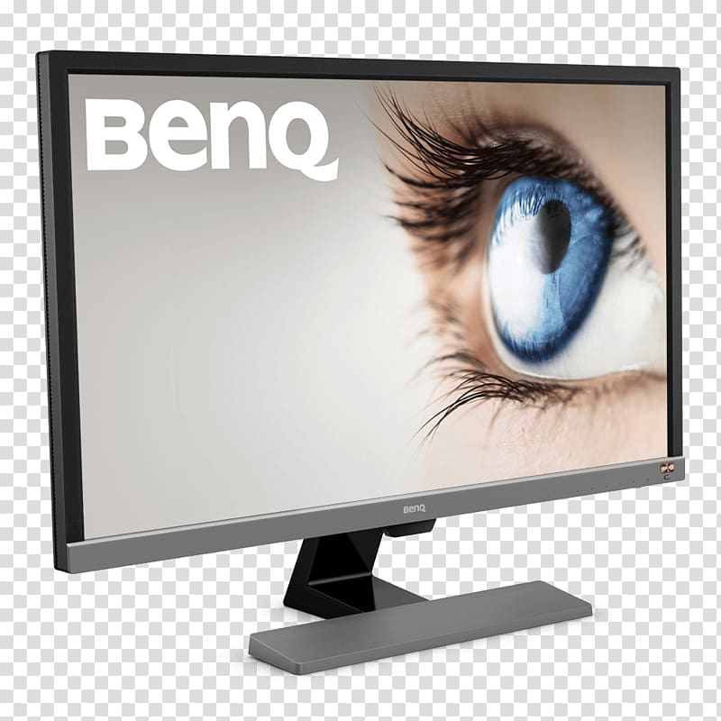 Computer Monitors BenQ EL2870U High-dynamic-range imaging 4K resolution, inteligence transparent background PNG clipart