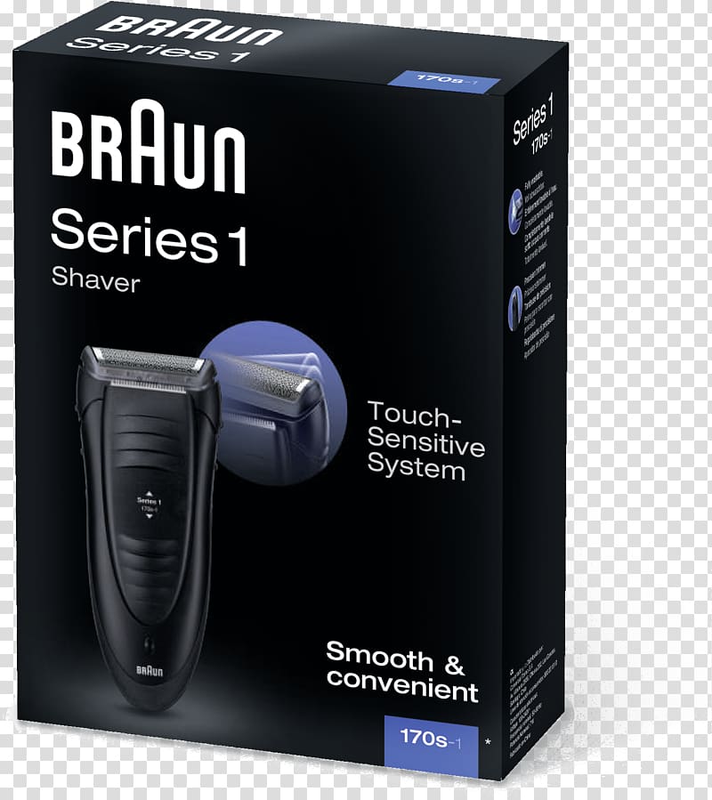 Hair clipper Electric Razors & Hair Trimmers Braun Series 1 190s-1 Shaving Braun Series 1 150, Razor transparent background PNG clipart