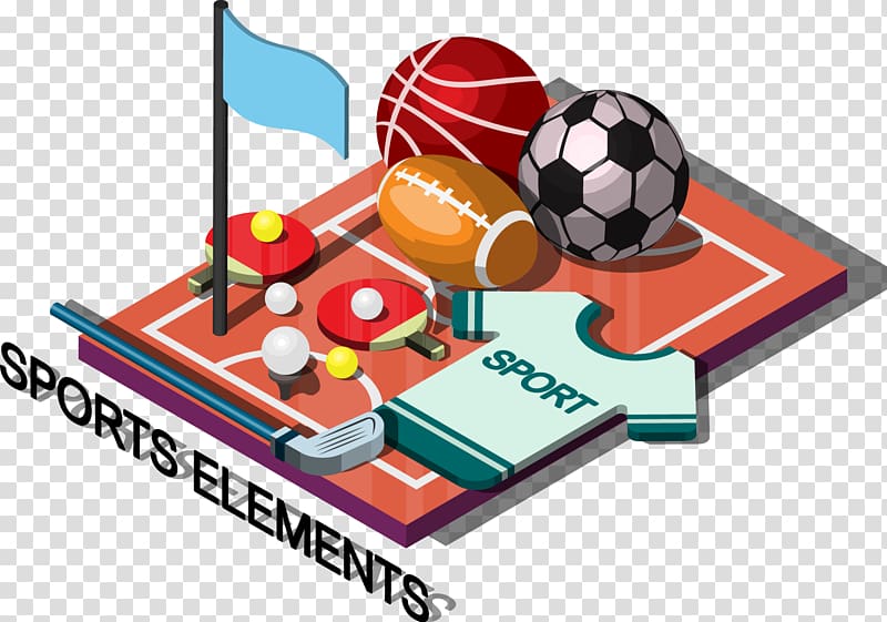 Ball Sport Illustration, Decorative ball games and sports blazer transparent background PNG clipart