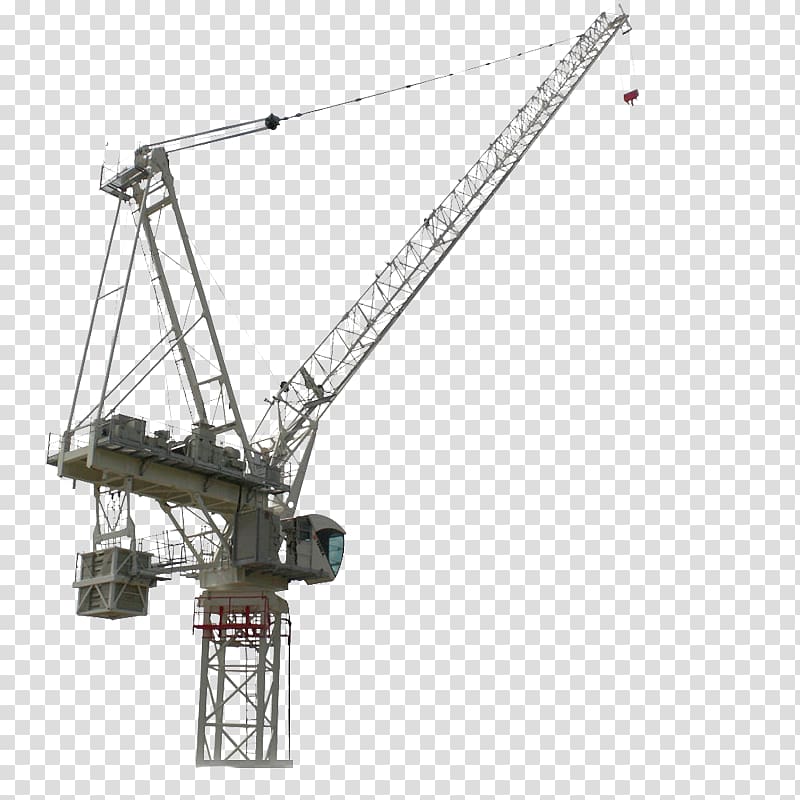 Level luffing crane Cần trục tháp Mobile crane Architectural engineering, crane transparent background PNG clipart