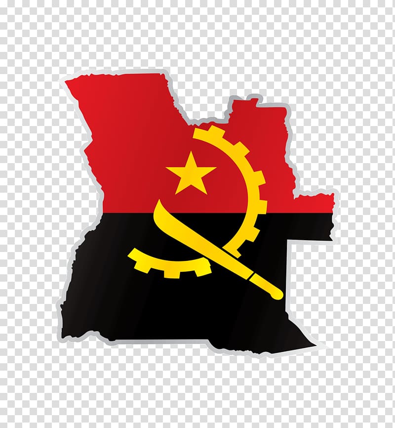 Flag of Angola Gallery of sovereign state flags National flag, Ship Anchor Chain Manufacturer transparent background PNG clipart