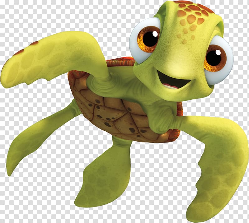 green and brown turtle , Turtle Nemo Smoothie YouTube Clownfish, finding nemo transparent background PNG clipart