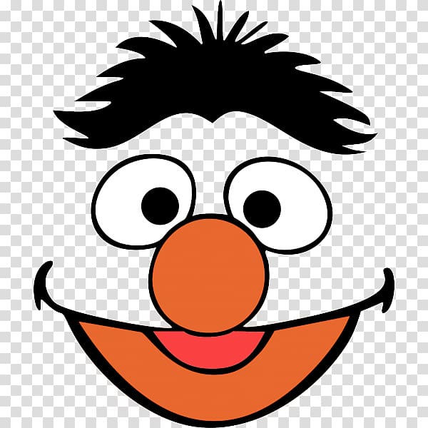 Elmo Bert Ernie Big Bird Sesame Street characters, ERNIE transparent background PNG clipart