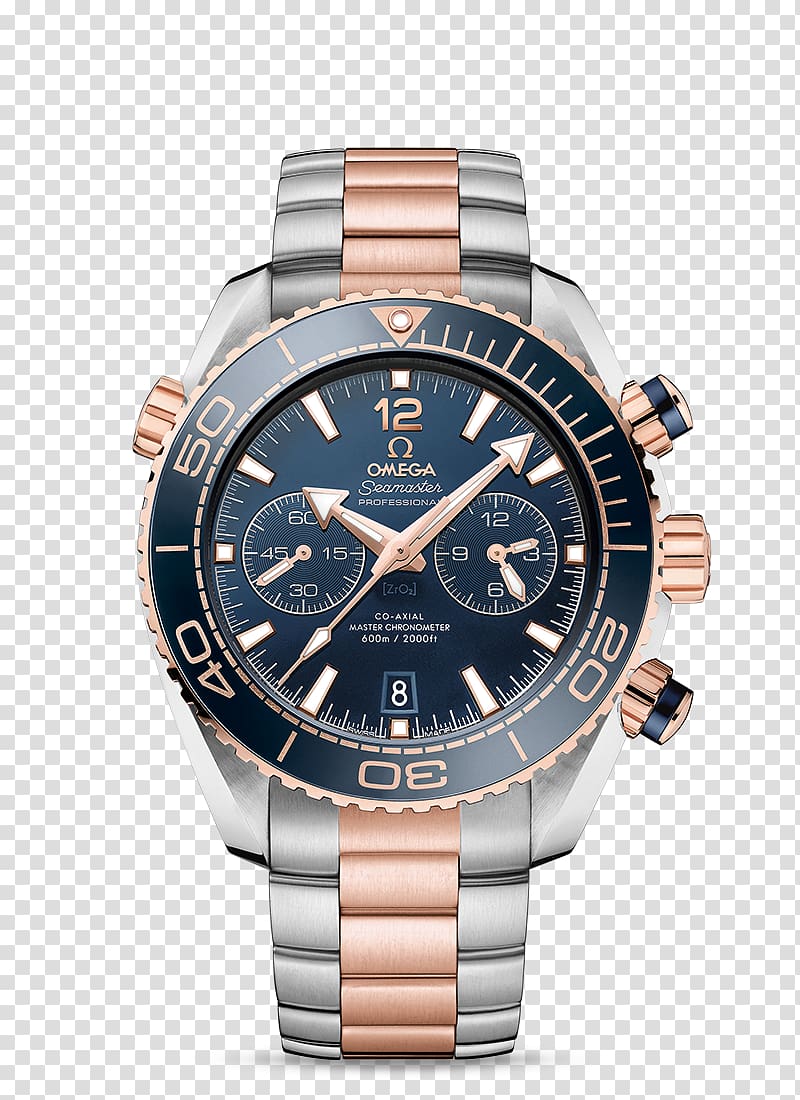 OMEGA Seamaster Planet Ocean 600M Co-Axial Master Chronometer Omega SA Coaxial escapement, watch transparent background PNG clipart