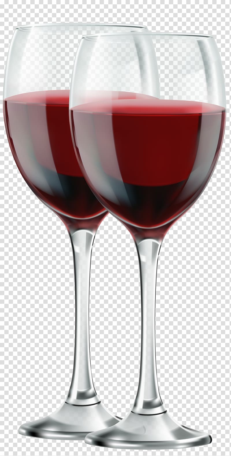 half-full wine cups, Red Wine Cabernet Sauvignon Champagne, Two Glasses of Red Wine transparent background PNG clipart