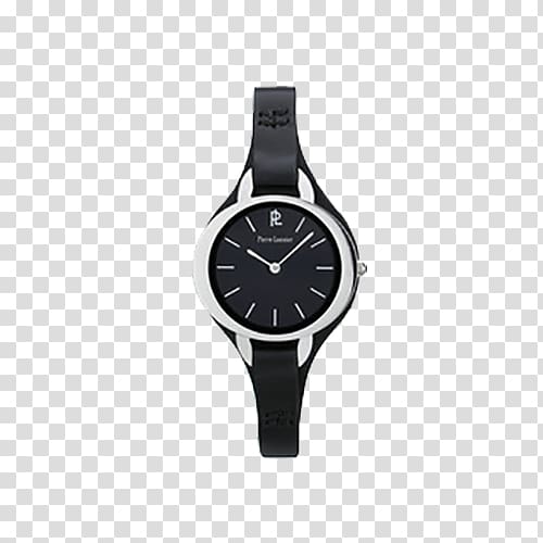 Watch Quartz clock Pierre Lannier, Punk cool black quartz watch Multifunction Men transparent background PNG clipart