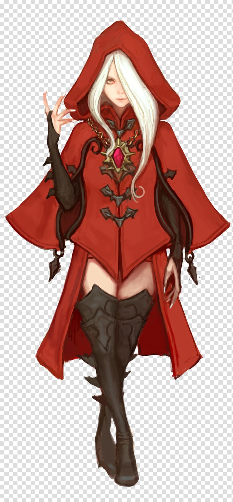 Dragon Nest Argenta Cosplay Costume Kasarana, Red witch transparent background PNG clipart