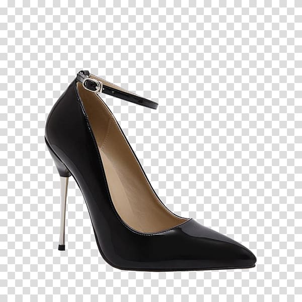 Court shoe High-heeled shoe Stiletto heel Patent leather, Stiletto Heels transparent background PNG clipart