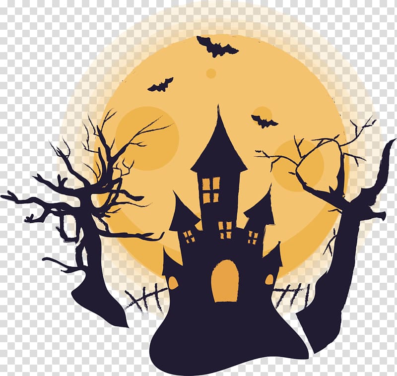 Halloween Castle transparent background PNG clipart
