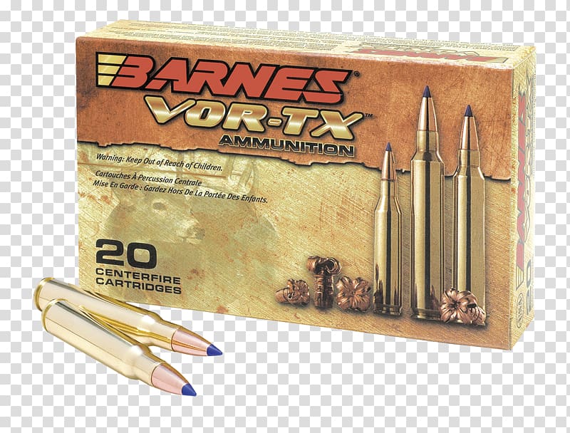 .223 Remington .243 Winchester Cartridge Barnes Bullets, ammunition transparent background PNG clipart