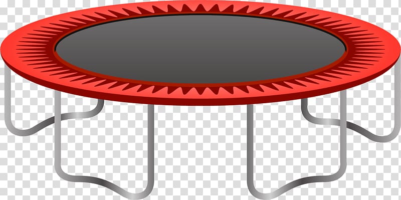 Table Trampoline Trampolining Springboard Furniture, Red trampoline transparent background PNG clipart