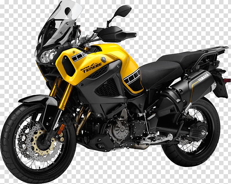 Yamaha XT1200Z Super Ténéré Yamaha Motor Company Touring motorcycle, motorcycle transparent background PNG clipart