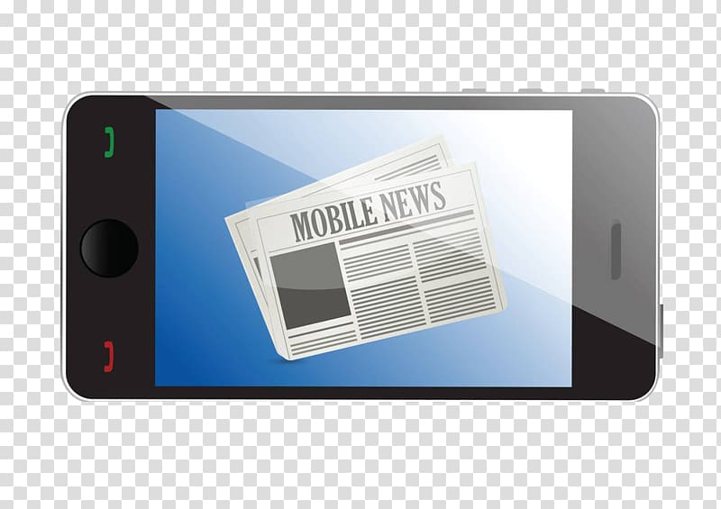 Newspaper Icon, Mobile phone newsletter icon transparent background PNG clipart