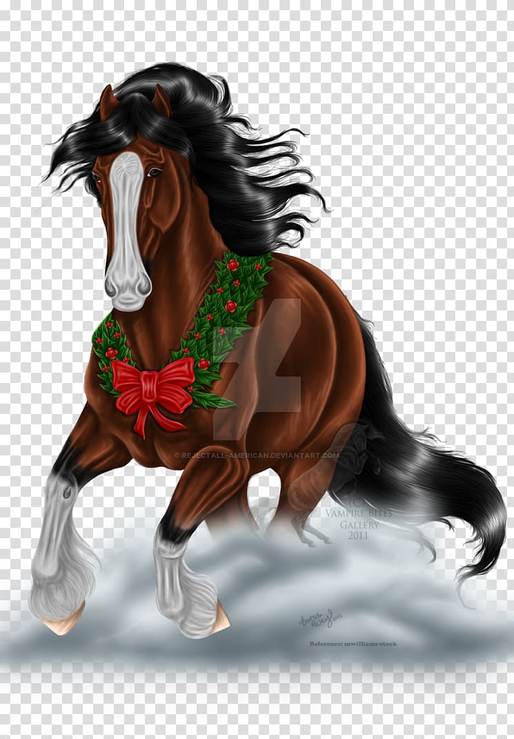 Clydesdale horse Stallion Mustang Pony Mane, mustang transparent background PNG clipart