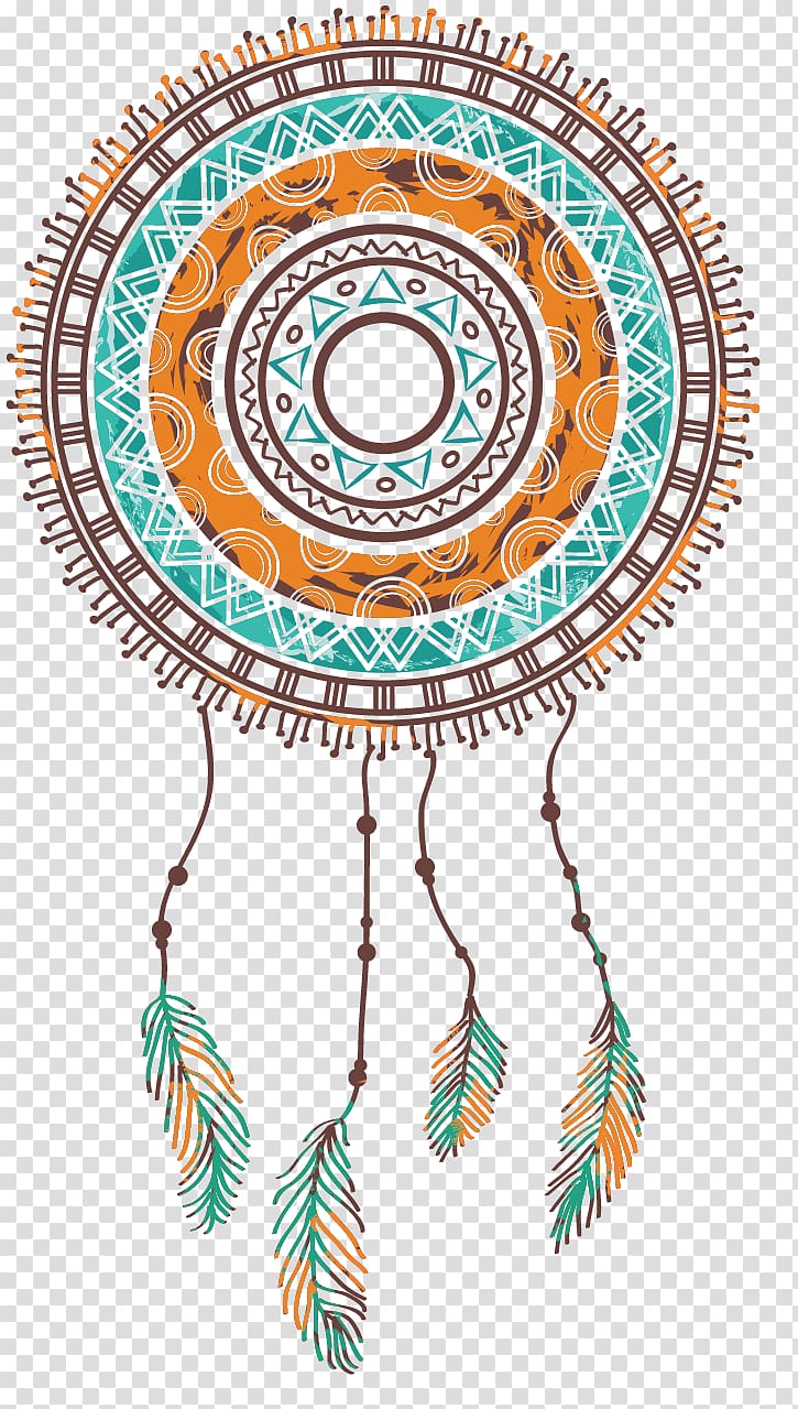 Swatch Chronograph Quartz clock Swiss made, painted a Dreamcatcher transparent background PNG clipart