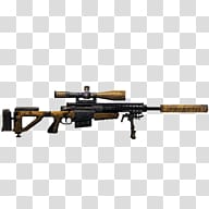 brown and black cheytac sniper rifle, Mobile Strike Reaper's Rifle transparent background PNG clipart