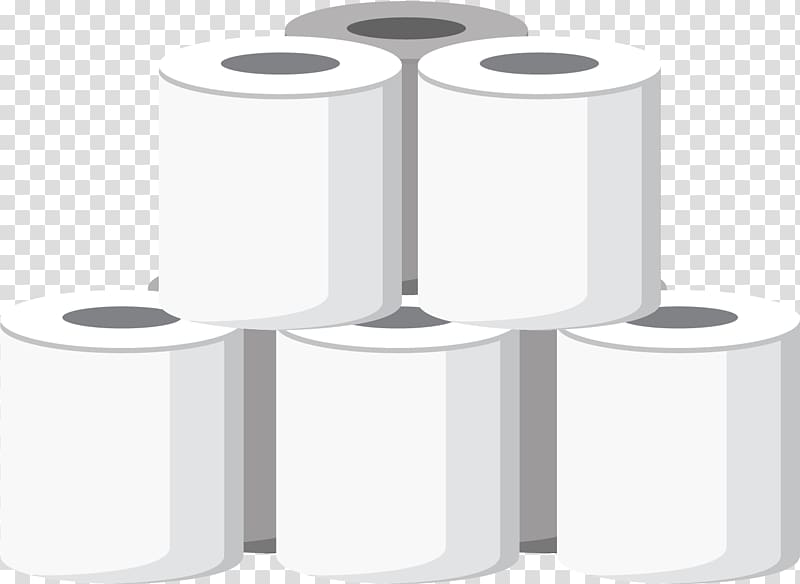 Toilet paper, Small clean white toilet paper transparent background PNG clipart