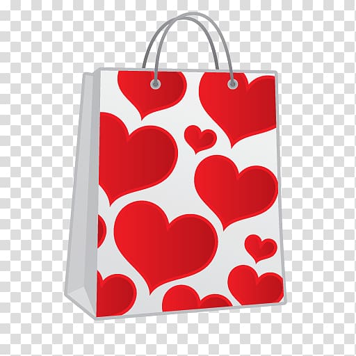 Valentine\'s Day Computer Icons Heart February 14, shopping bag transparent background PNG clipart