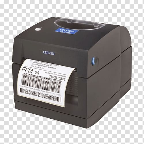 Label printer Dots per inch Thermal printing Thermal-transfer printing, printer transparent background PNG clipart