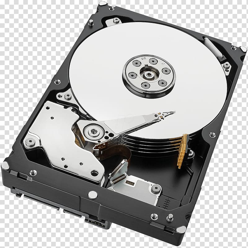 Hard Drives Serial ATA Terabyte Seagate Technology Data storage, Hard Disk transparent background PNG clipart
