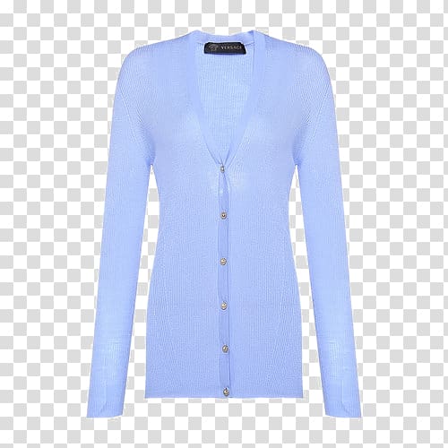 Cardigan Neck Sleeve, Button-wool V-neck sweater female transparent ...