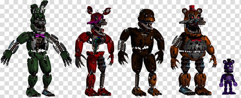 Animatronics Five Nights at Freddy\'s Robot Nightmare, nightmare transparent background PNG clipart