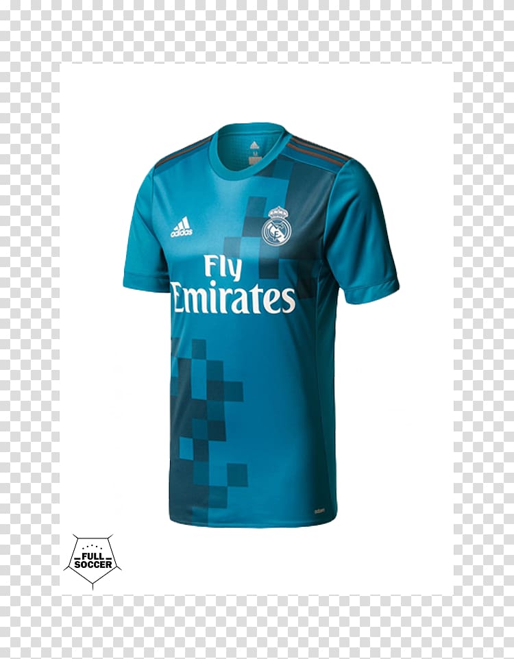 Real Madrid C.F. UEFA Champions League La Liga T-shirt Third jersey, T-shirt transparent background PNG clipart
