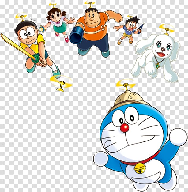 Nobita Nobi Doraemon: New Nobita's Great Demon—Peko and the Exploration Party of Five Anime, doraemon transparent background PNG clipart