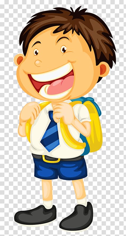 Student School uniform Child , happy boy transparent background PNG clipart