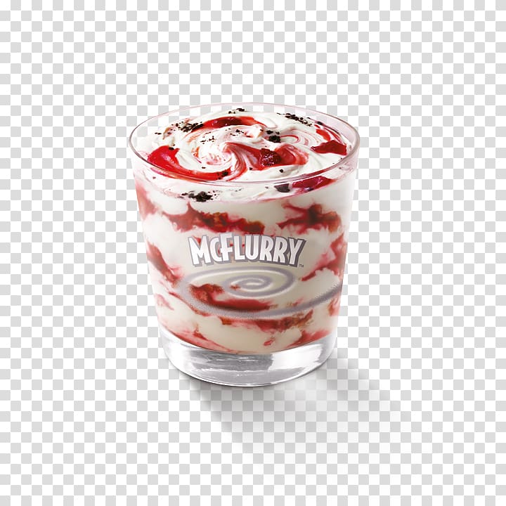 Ice cream Milkshake Sundae McFlurry, dessert transparent background PNG clipart