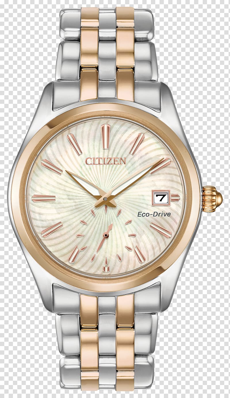 Eco-Drive Solar-powered watch Citizen Holdings Jewellery, watch transparent background PNG clipart