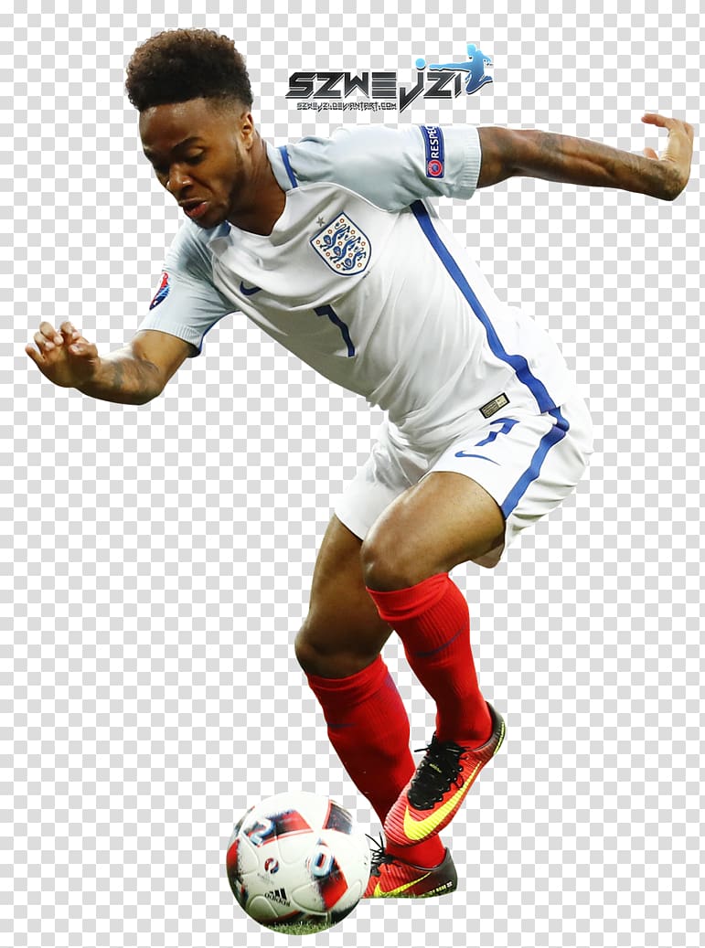 man playing soccer, England national football team 2018 FIFA World Cup Manchester City F.C. Football player, sterling transparent background PNG clipart