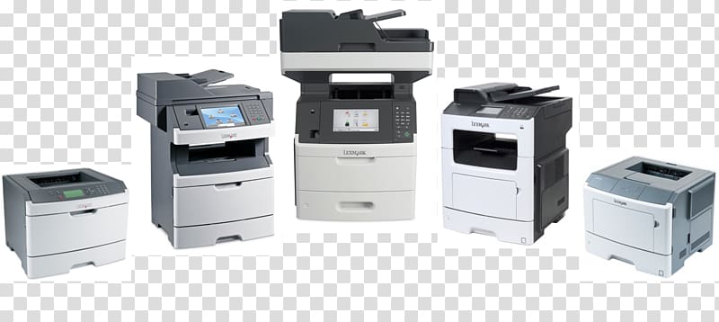 Printer Lexmark Fax scanner copier, printer transparent background PNG clipart