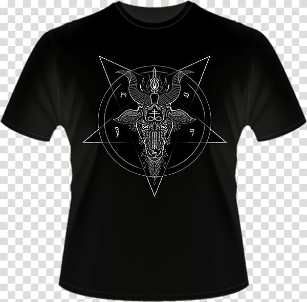T-shirt Baphomet Clothing Satanism Female, T-shirt transparent background PNG clipart