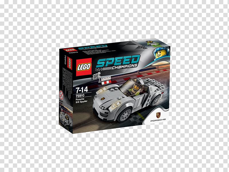 LEGO 75910 Speed Champions Porsche 918 Spyder Car, lego speed champions transparent background PNG clipart