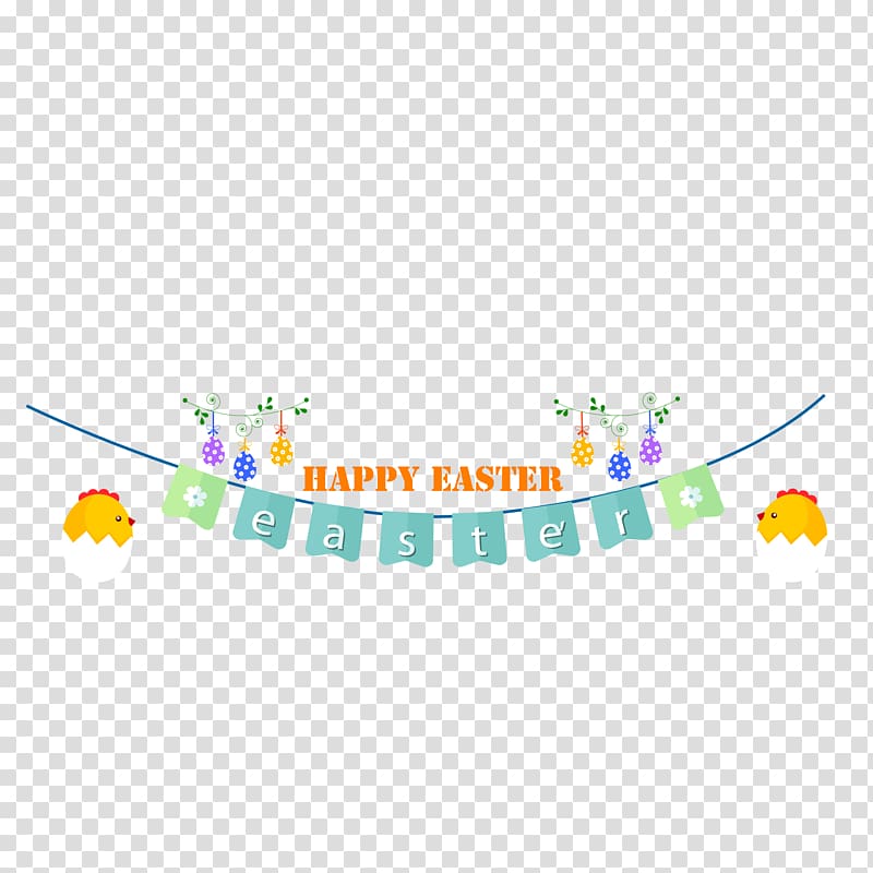 Easter Bunny Easter cake, Easter Decorative Pendant transparent background PNG clipart