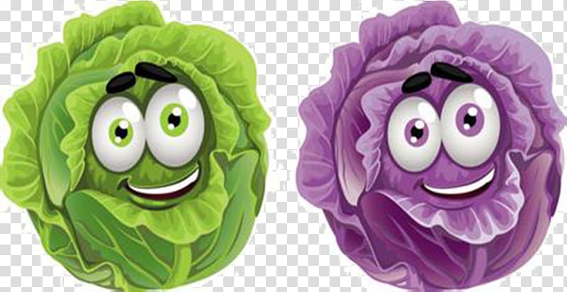 Vegetable Cartoon Drawing , Cartoon cabbage transparent background PNG clipart